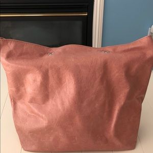 Foxy Fix Leather Tote Himalayan Spice Pink